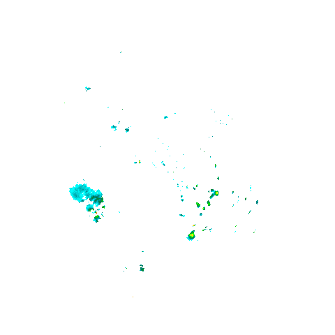 Rain areas 480 km around Singapore