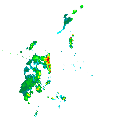 Rain areas 480 km around Singapore
