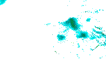 Rain areas over Singapore