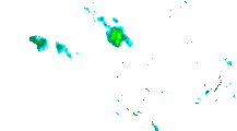 Rain areas over Singapore