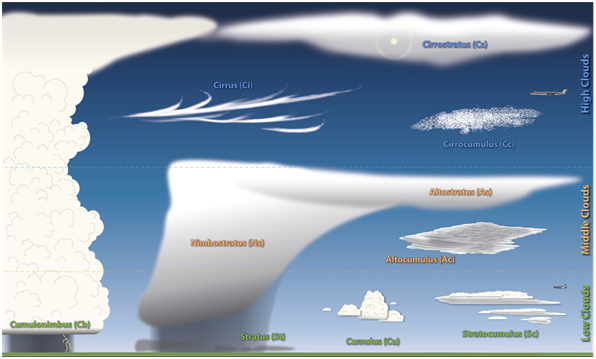 Basic cloud types