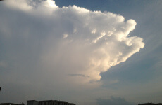 thunderstorm clouds