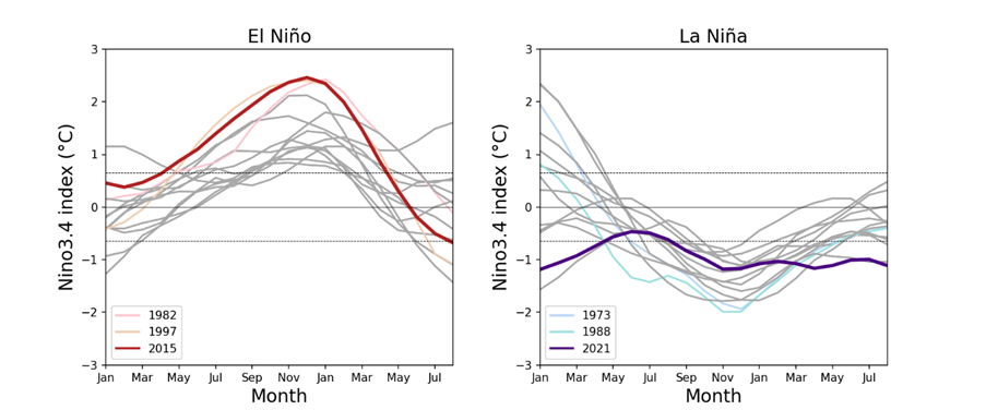 Past ENSO events